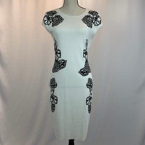 White Escada Sheath Dress